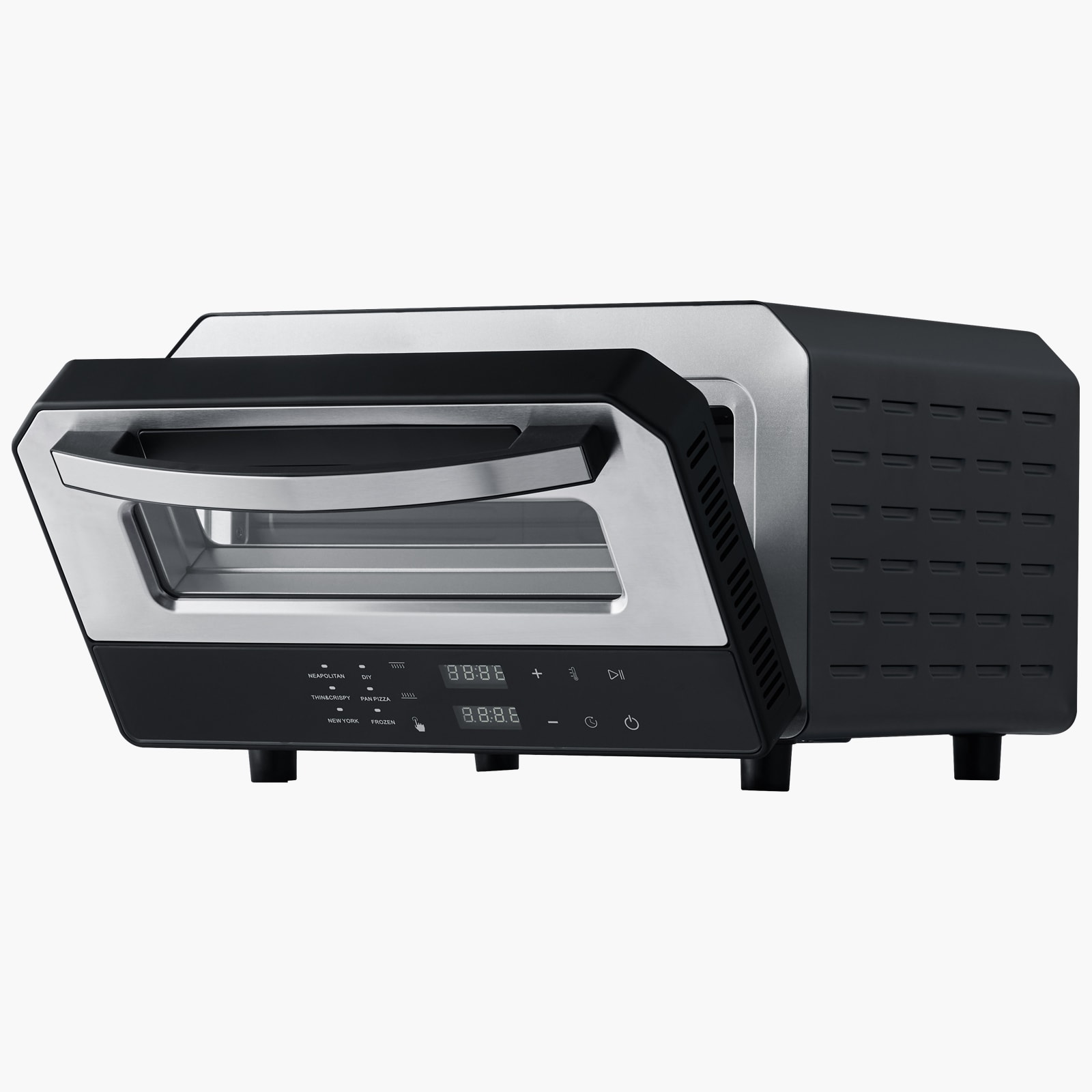 12 Inch Electric Pizza Oven With Pizza Stone 750℉ Max Temp Pizza Maker_voghion.com